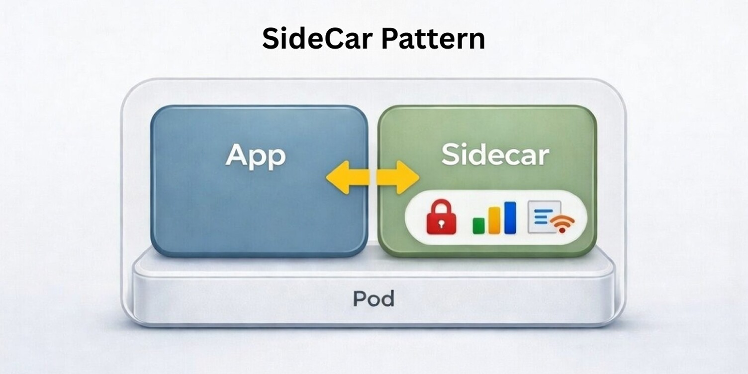 a snapshot of Sidecar pattern